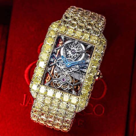 fake diamond encrusted watch|diamond watch with arabic numerals.